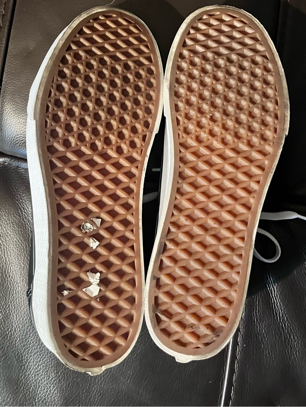 Vans Women's Low-Top Sneakers in White with Gum Outsoles